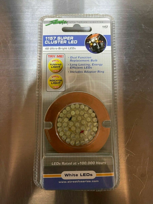 STREET FX 1157 LED SUPER CLUSTER UNIVERSAL Replacement Bulb Harley ...