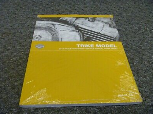 Harley Davidson Trike Service Manual Supplement Catalog Book 99601