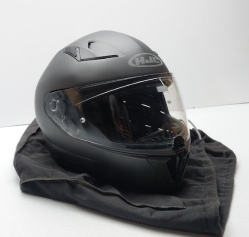 HJC ADULT Semi Flat Titanium Motorcycle Helmet XXL DOT Approved