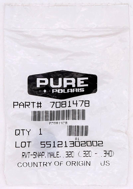 Fibbia Polaris OEM 2206199 - Ricambio Originale Maschio