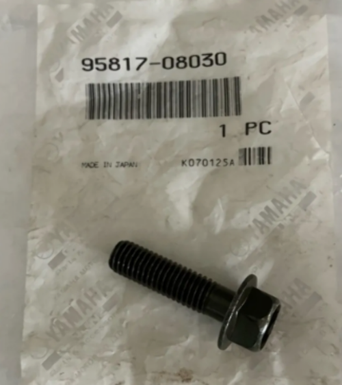 QTY 2 | 76-23 Yamaha Motorcycle ATV PWC Snowmobile Flange Bolt NOS