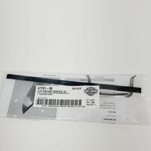 オーダー 1996-2024 Harley-Davidson Touring Trike Headlamp Visor Mounting