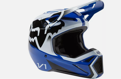 Fox Racing V1 Leed Helmet Blue X-Small 29657-002 - Sun Coast Cycle