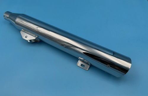 2008-2017 Harley-Davidson Dyna OEM Single [Chrome] Muffler Slip-On