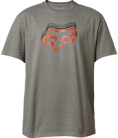 FOX RACING DIMMER BASIC TEE SHIRT GREY SMALL S 26289-052-S - Sun