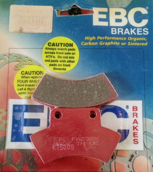 EBC BRAKES 2014-2016 CFMOTO CFORCE 500 Brake Pads FA232X - Sun