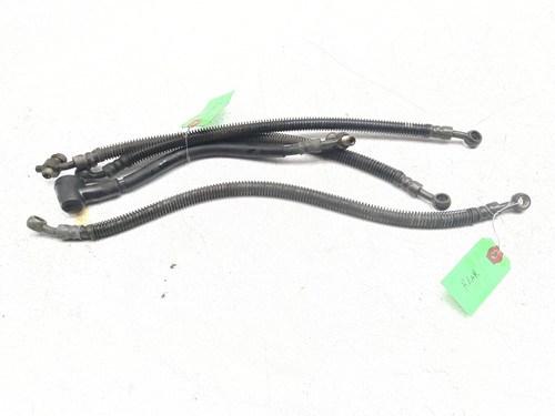 98 99 Kawasaki Ninja ZX6R ZX600G Front & Rear Brake Line Set 43095