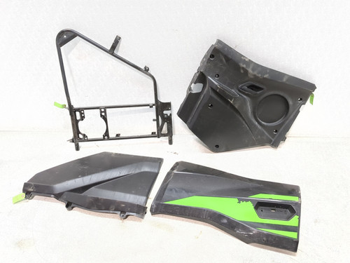 20-24 Kawasaki KRX4 Teryx 1000 Rear Left Inner & Outer Door Panels