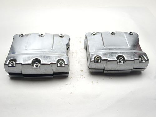 00-06 Harley Davidson Fat Boy FLSTF Front Rear Rocker Box Covers