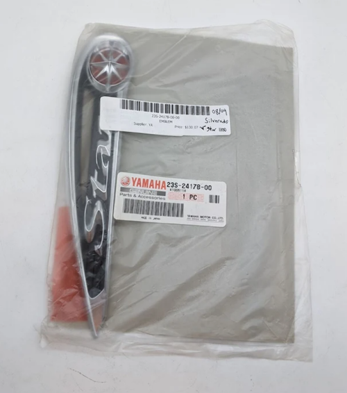 ウィル 2008-2009 Yamaha V-Star 1100 OEM Emblem 23S-2417B-00 - Sun Coast