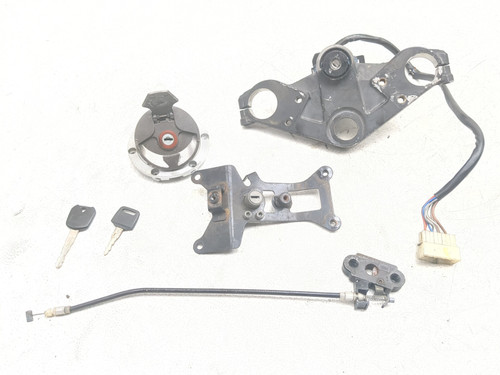 08-12 Kawasaki EX250 Ninja 250 Ignition Gas Cap Seat Lock Triple