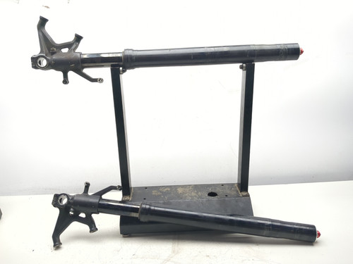 06-07 Kawasaki Ninja ZX10 ZX10R Front Fork Pair STRAIGHT 51500-MBW