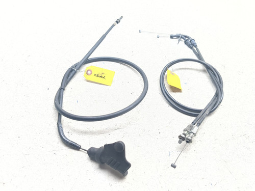 04-11 Suzuki V Strom DL650 DL650A Front Throttle Clutch Cable Set