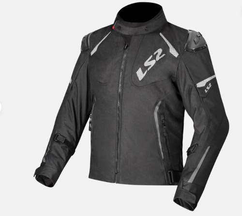 LS2 Zoom Black Motorcycle Jacket Size XL MJ174-111R5 - Sun Coast
