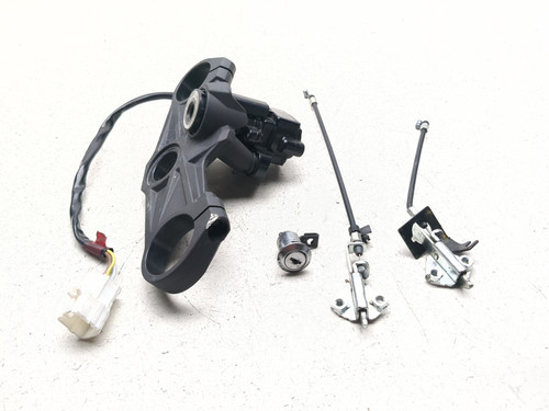 19-23 Kawasaki Ninja ZX6R ZX636K Triple Tree Lock Set Assembly