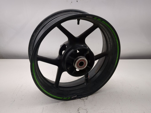 専用ページ(#659) 13-18 Kawasaki ZX 636 ZX6R Rear Wheel Rim 17X5.50 BENT - Sun Coast