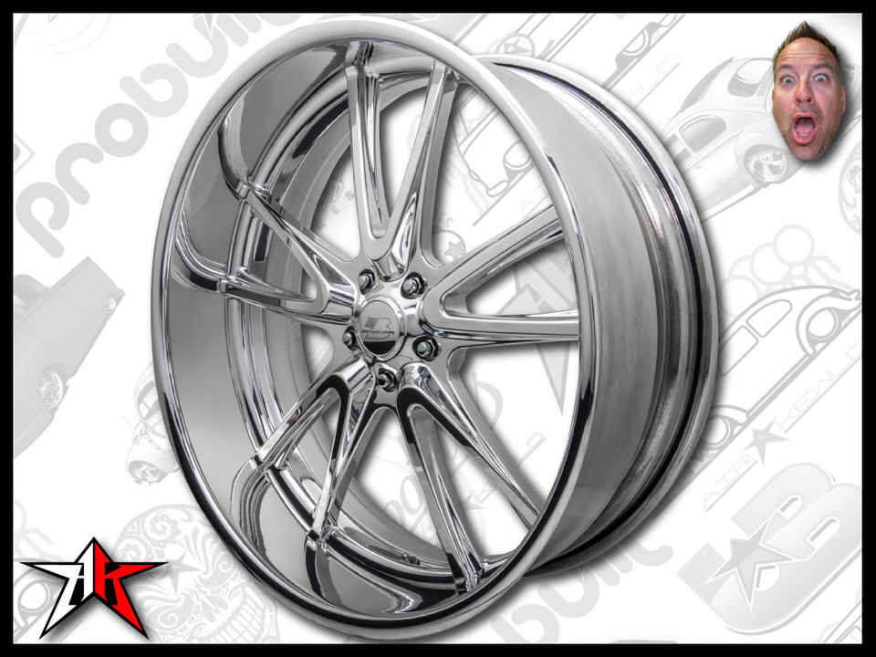 SLCFury 17x7 Billet Wheel Rim for Classic VW