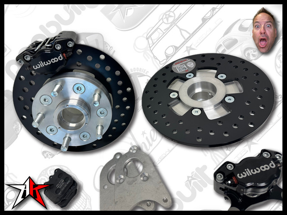 【セール中！】3racing advance s プロポセット 5x130mm Classic Porsche 356 Front Disc Brake Conversion Kit - fits