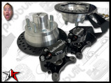 5x130 Black Wilwood Caliper | No eBrake | Classic VW Type 1 Rear IRS Axle Disc Brake Conversion Kit - fits 1969-1977 Classic VW Type 1 181 Beetle Ghia Thing