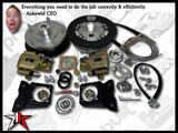Classic VW Rear Disc Brake Kit | 1968 Beetle Ghia | 5x205mm Wide