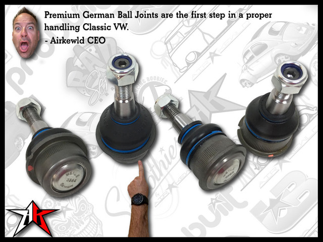 German Ball Joint Set | 1966-1977 Classic VW Type 1 Beetle Ghia Baja Class 11