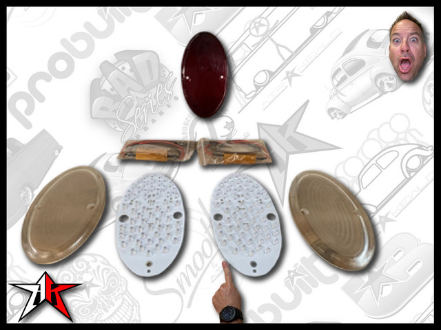 LED Light & Lens Package | 1962-1967 Classic VW Type 1 Beetle