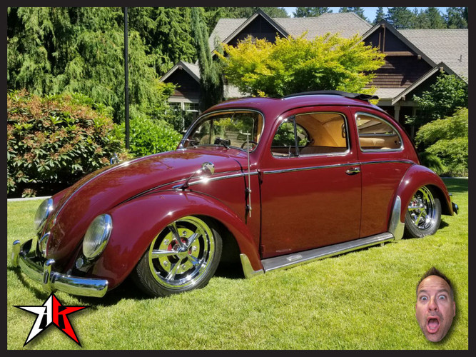 Complete Air Ride Kit with Assembled Beam | 1949-1965 Classic VW Type 1 Beetle Ghia