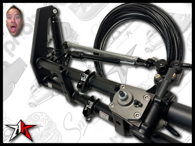 Complete Air Ride Kit with Assembled Beam | 1949-1965 Classic VW Type 1 Beetle Ghia