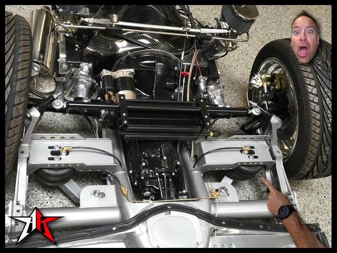 Swing Axle Rear Air Ride Kit | 1949-1968 Classic VW Type 1 Beetle Ghia