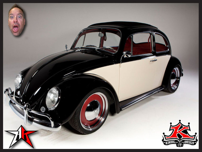 3 Inch Narrowed | Complete Adjustable Front Axle Beam Assembly | Drop Drum Spindles | 1949-1965 Classic VW Type 1 Beetle Ghia