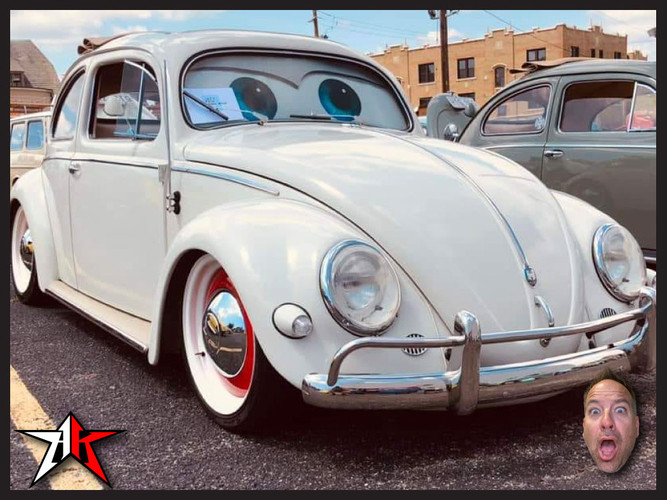 3 Inch Narrowed | Complete Adjustable Front Axle Beam Assembly | Drop Drum Spindles | 1949-1965 Classic VW Type 1 Beetle Ghia