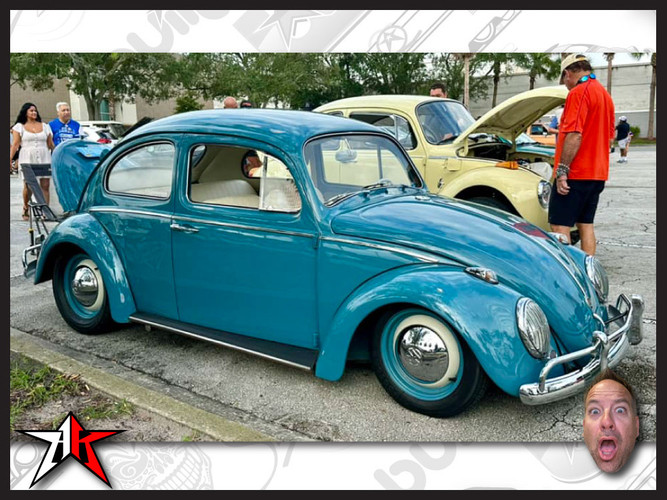 3 Inch Narrowed | Complete Adjustable Front Axle Beam Assembly | Drop Drum Spindles | 1949-1965 Classic VW Type 1 Beetle Ghia