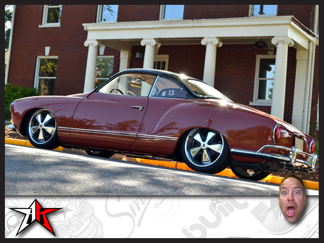 Stock Width | Complete Air Ride Front Axle Beam Assembly | 1949-1965 Classic VW Type 1 Beetle Ghia