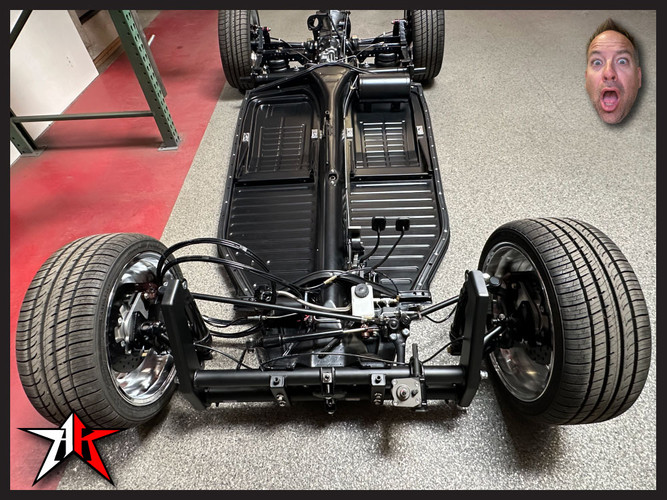 2 Inch Narrowed | Complete Air Ride Front Axle Beam Assembly | 1949-1965 Classic VW Type 1 Beetle Ghia