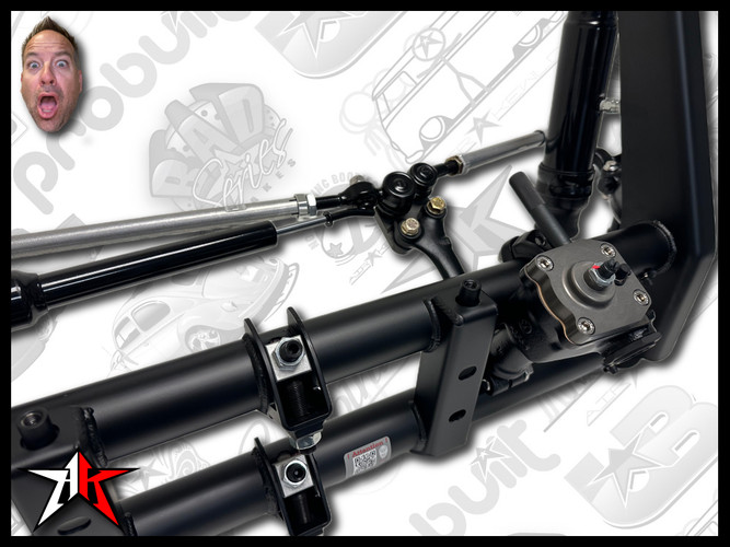 3 Inch Narrowed | Complete Air Ride Front Axle Beam Assembly | 1949-1965 Classic VW Type 1 Beetle Ghia