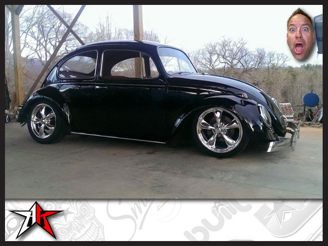 3 Inch Narrowed | Complete Air Ride Front Axle Beam Assembly | 1949-1965 Classic VW Type 1 Beetle Ghia