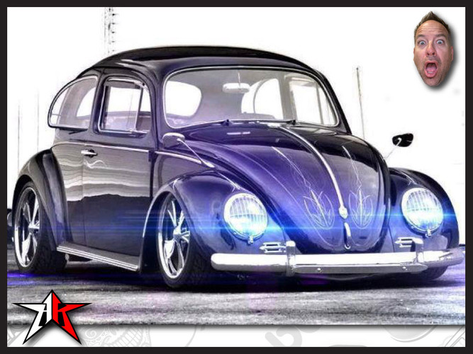 3 Inch Narrowed | Complete Air Ride Front Axle Beam Assembly | 1949-1965 Classic VW Type 1 Beetle Ghia