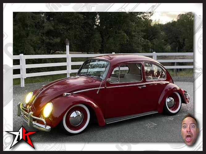 Complete PRObuilt Adjustable Front Axle Beam Assembly | 1966-1968 Classic VW Type 1 Beetle Ghia