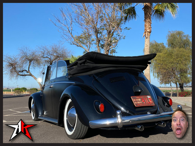 Complete PRObuilt Adjustable Front Axle Beam Assembly | 1966-1968 Classic VW Type 1 Beetle Ghia