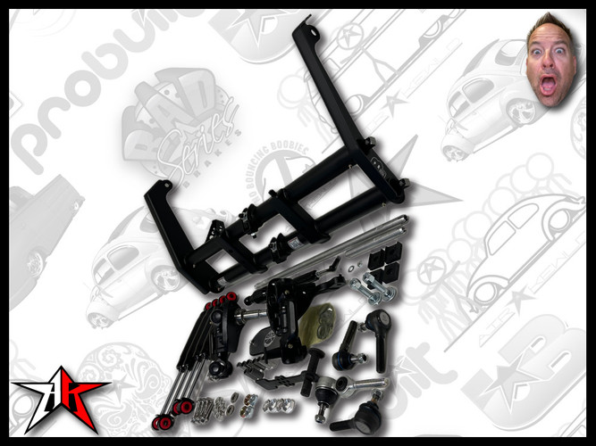 Complete Lowering Drop Kit | 4 Inch Narrowed | 1949-1965 Classic VW Type 1 Beetle Ghia