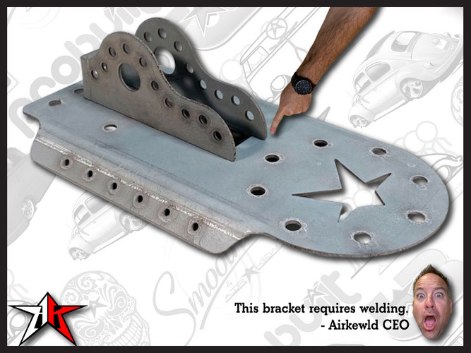 Handbrake eBrake Handle Chassis Bracket Replacement | 1964-1977 Classic VW Type 1 Beetle Ghia Thing