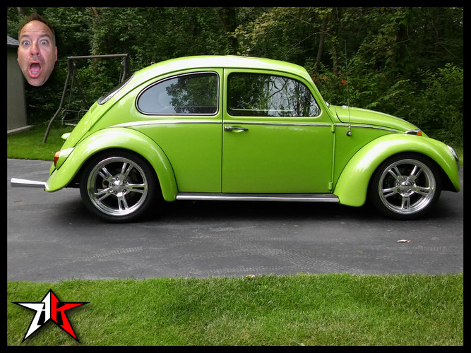 Complete Lowering Drop Kit | 4 Inch Narrowed | Disc Spindles | 1966-1968 Classic VW Type 1 Beetle Ghia