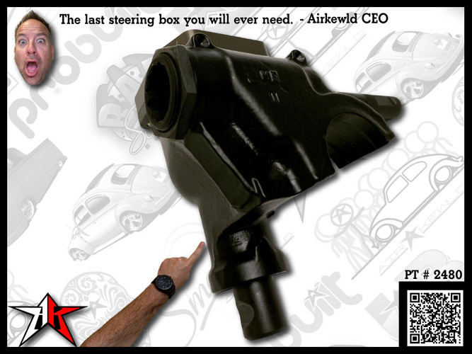 PRObuilt OEM Steering Gear Box | Powder Coated | 1962-1977 Classic VW Type 1 181 3 Beetle Ghia Thing