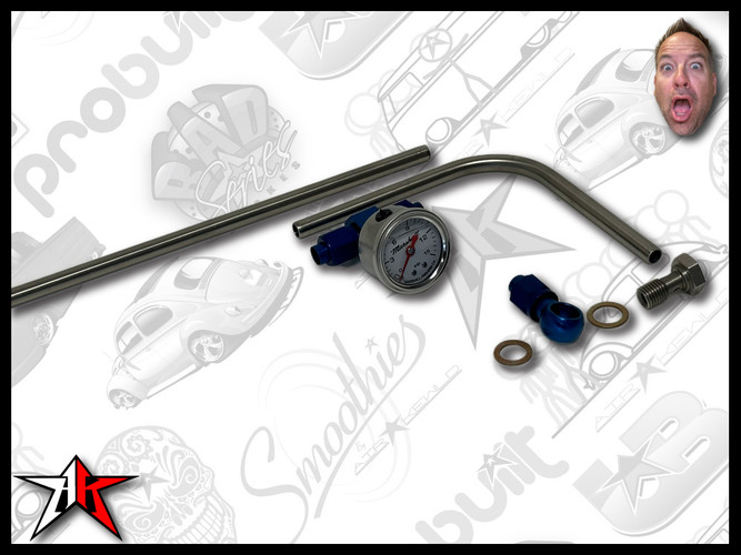 Dellorto Hardline Fuel Line Kit | Blue | Fire Prevention | High Performance Classic VW Porsche Engine