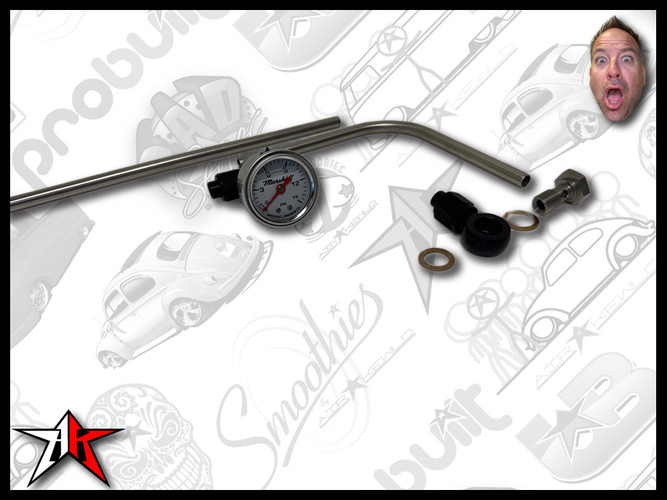 IDA Weber Hardline Fuel Line Kit | Black | Fire Prevention | High Performance Classic VW Porsche Engine