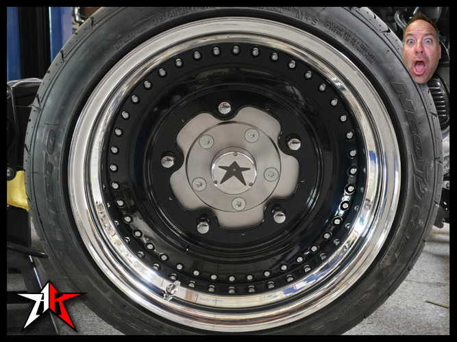 3 Piece PRObuilt Smoothie 17 Inch Wheel 5x205mm Rim Set for Classic VW