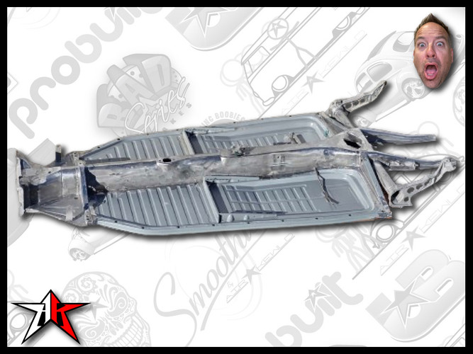 ECObuilt OEM Volkswagen Chassis Pan Frame | 1952-1977 Type 1 Beetle