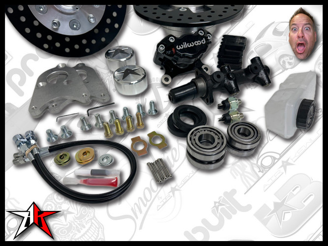 1949-1965 Classic VW Beetle Ghia Front Disc Brake Kit | 5 Lug