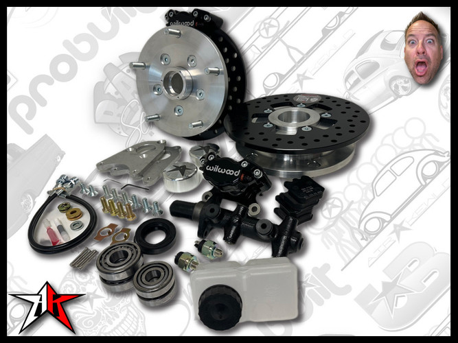 1949-1965 Classic VW Beetle Ghia Front Disc Brake Kit | 5x205mm Wide