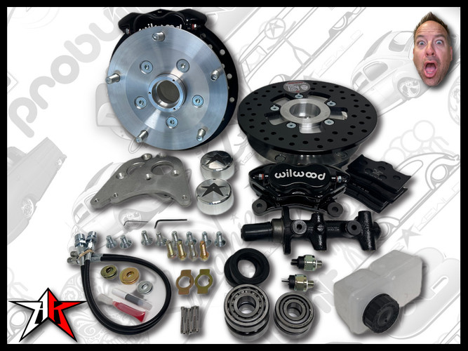 1949-1965 Classic VW Beetle Ghia Front Disc Brake Kit | 5x205mm Wide